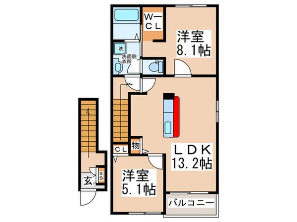 エテルノ　ソーレの物件間取画像